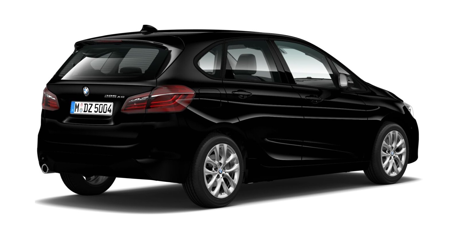 BMW BMW 2er in Schwarz von hinten BMW BMW 2er in Schwarz von hinten