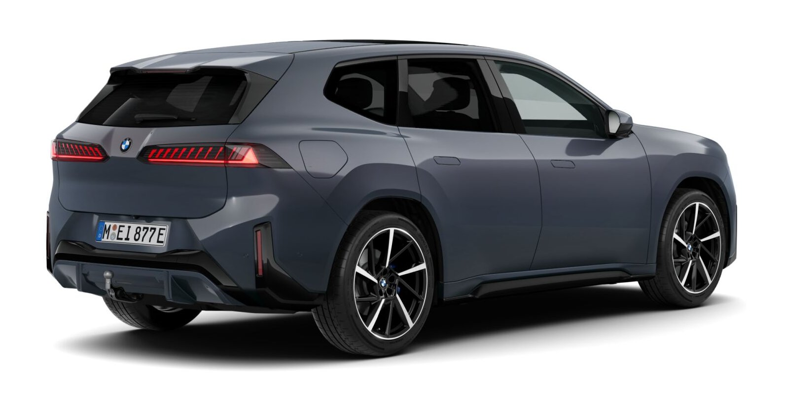 BMW BMW I in Grau von hinten BMW BMW I in Grau von hinten