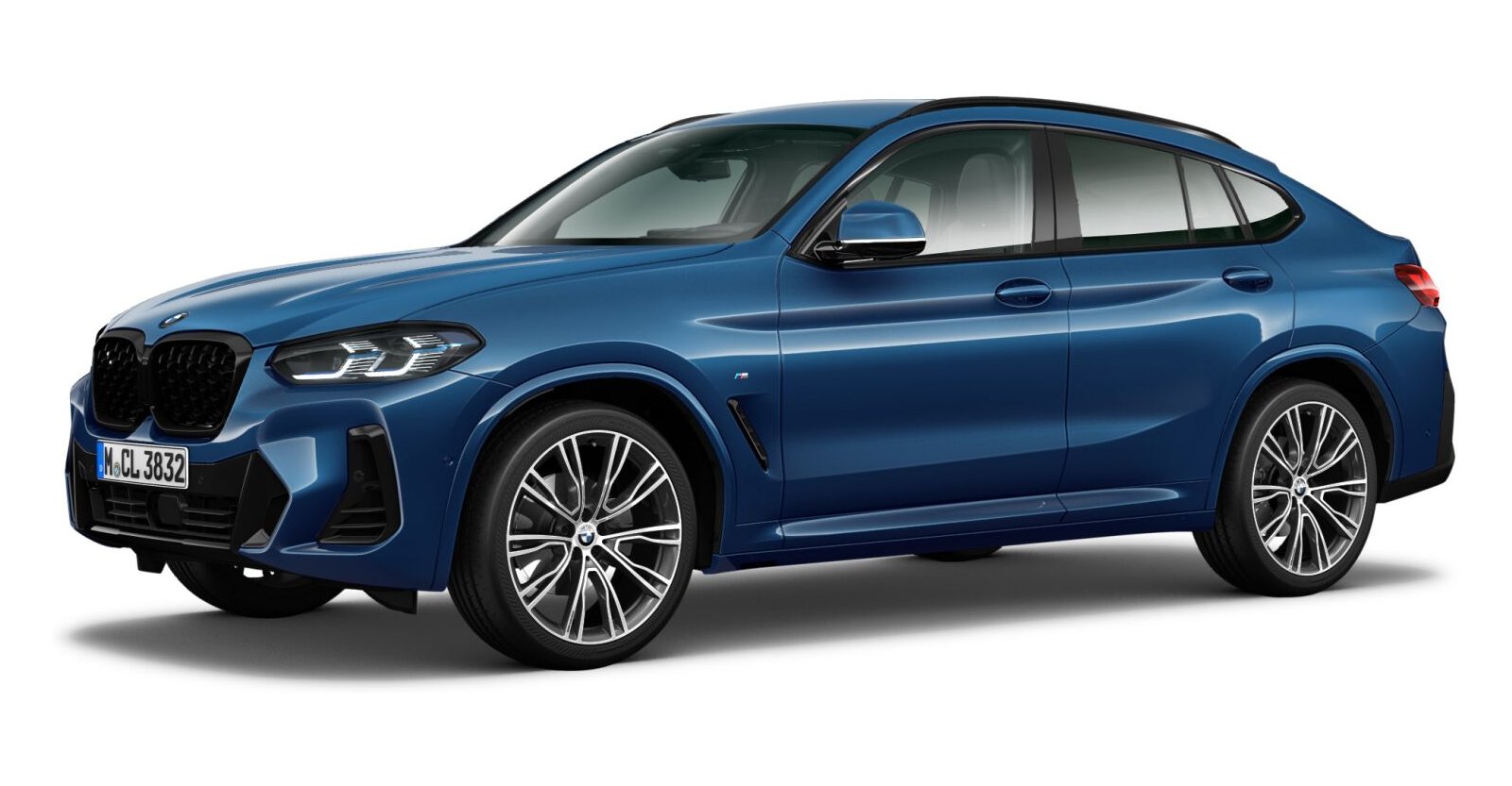BMW BMW X in Blau von vorne BMW BMW X in Blau von vorne