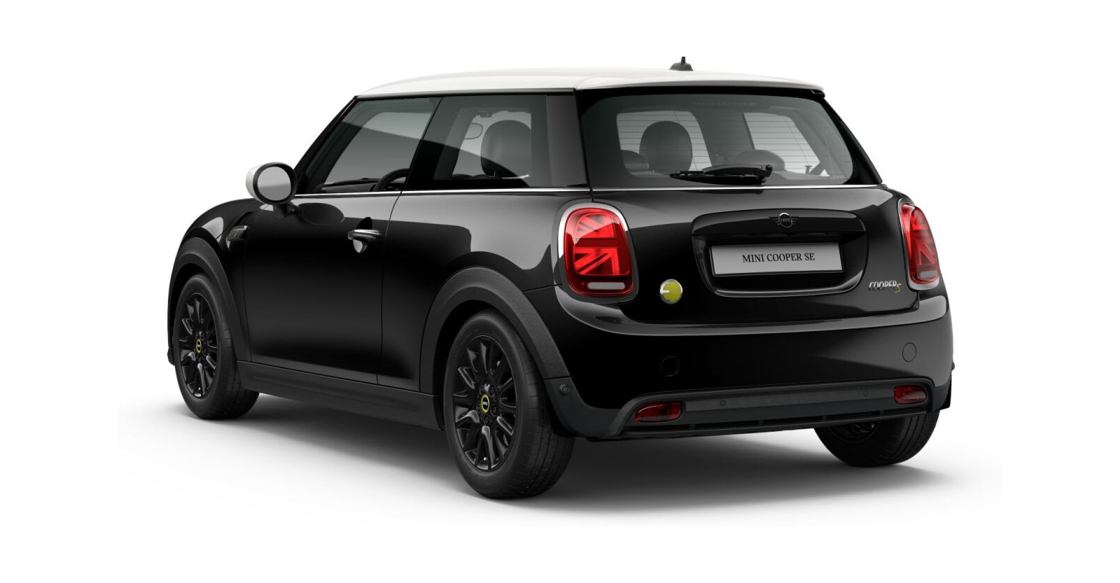 MINI MINI 3-Türer in Schwarz von hinten MINI MINI 3-Türer in Schwarz von hinten