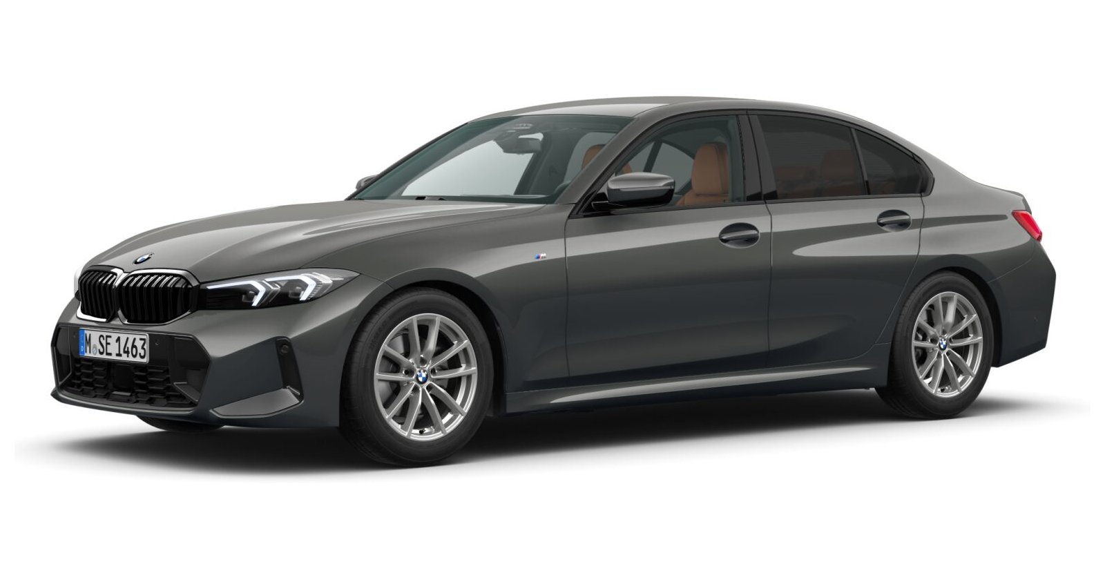 BMW BMW 3er in Grau von vorne BMW BMW 3er in Grau von vorne