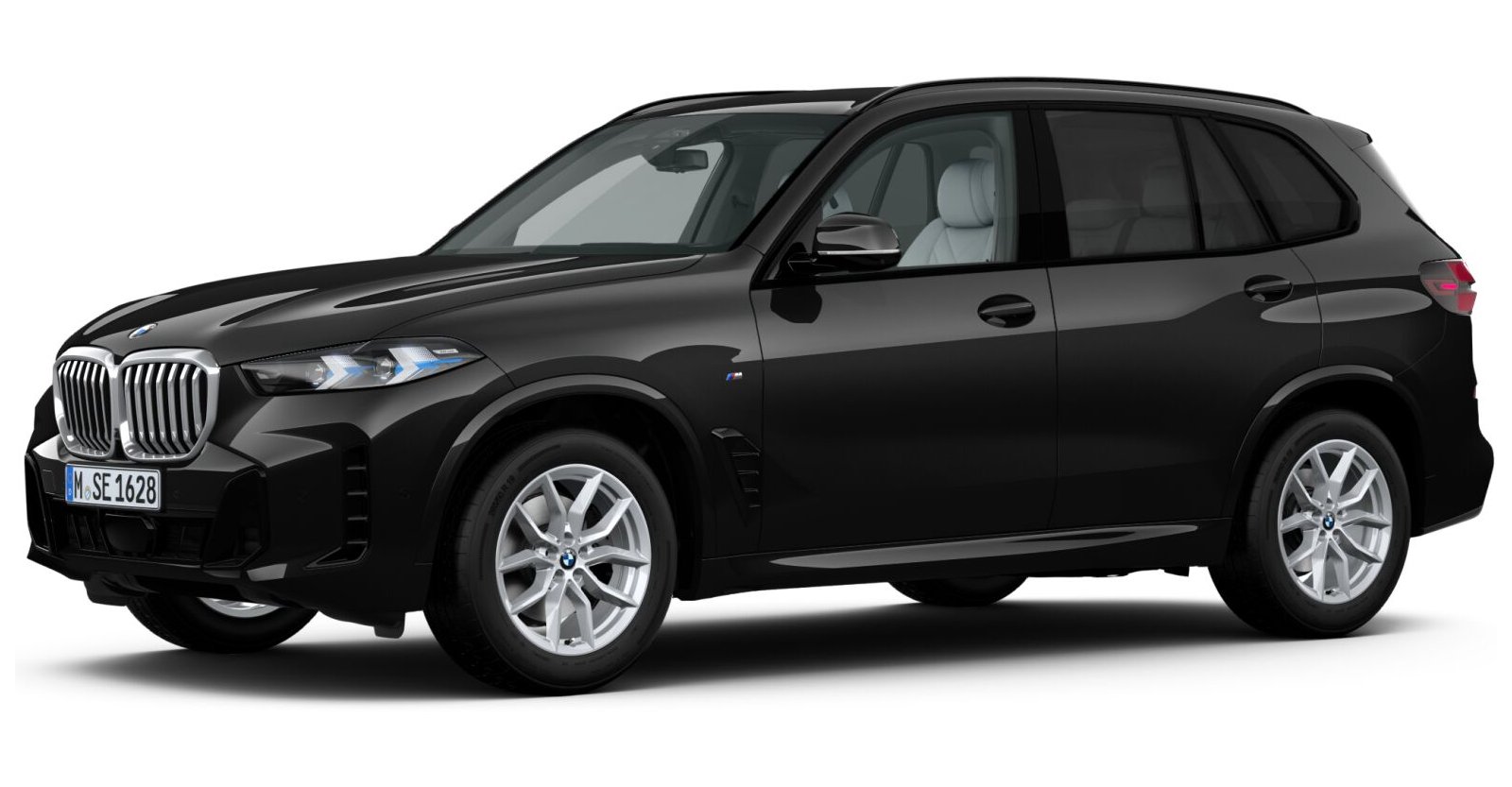 BMW X5 xDrive30d in Schwarz von vorne BMW X5 xDrive30d in Schwarz von vorne