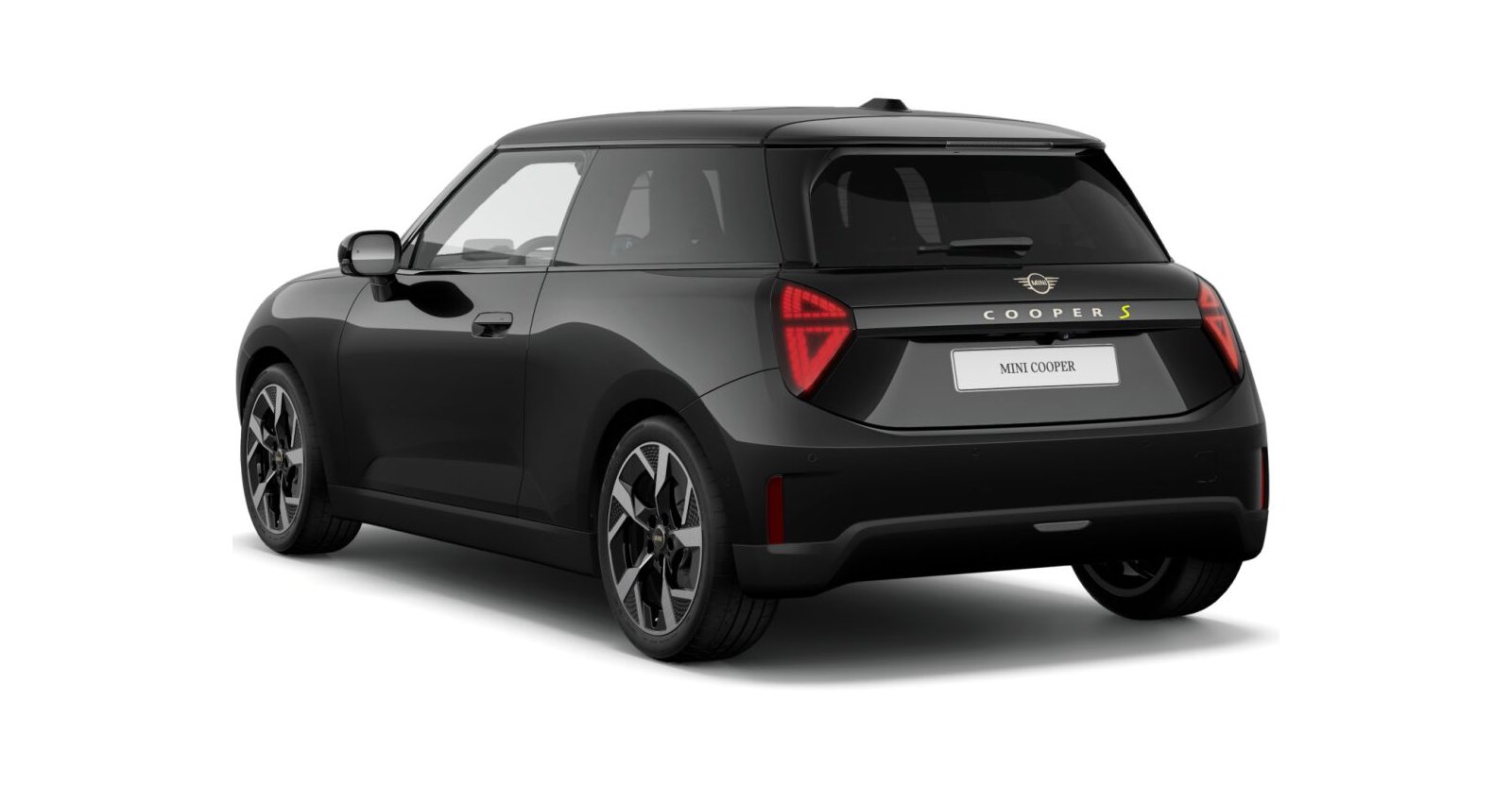 MINI MINI 3-Türer in Schwarz von hinten MINI MINI 3-Türer in Schwarz von hinten