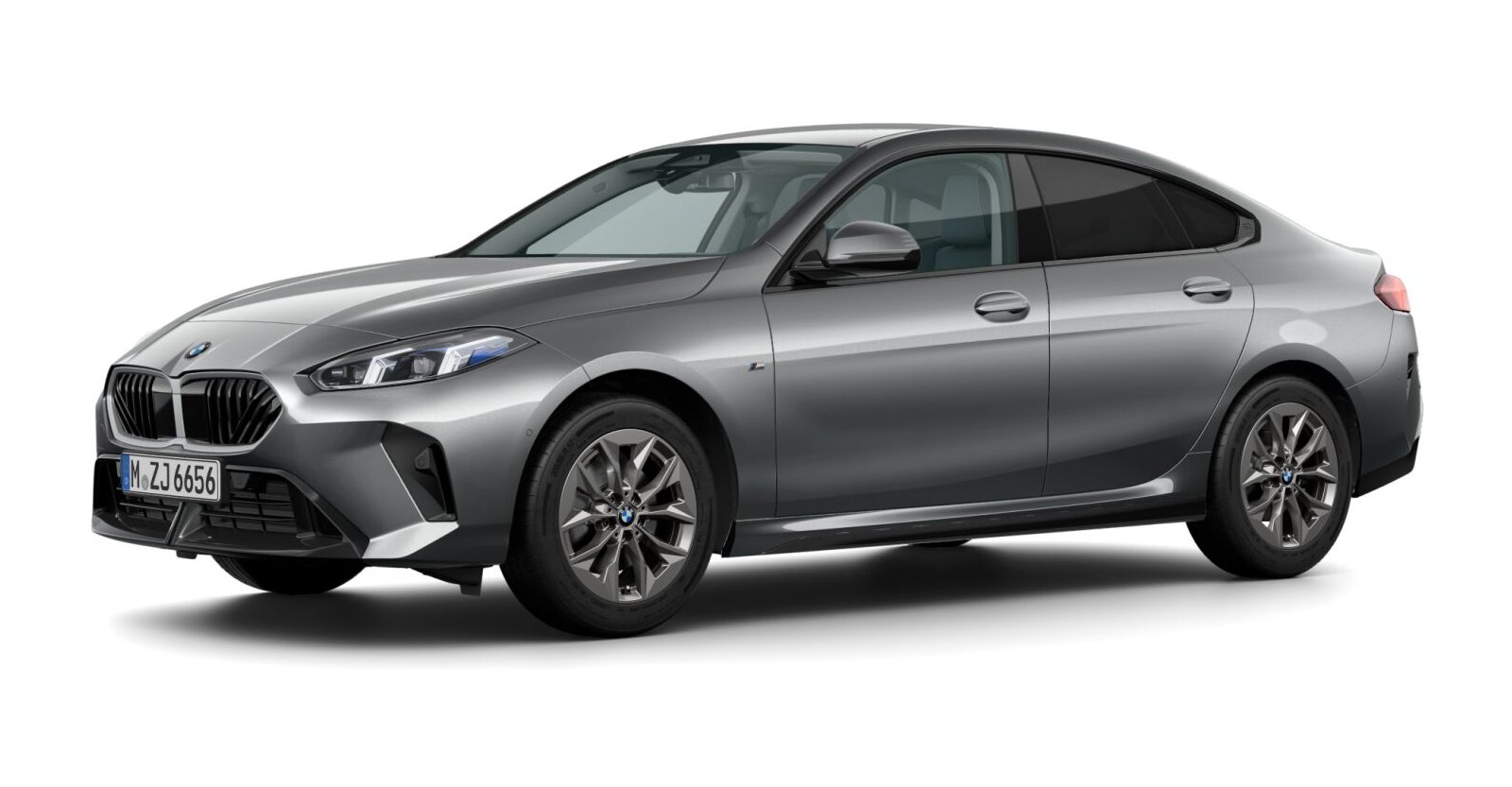 BMW 220 Gran Coupé in Grau von vorne