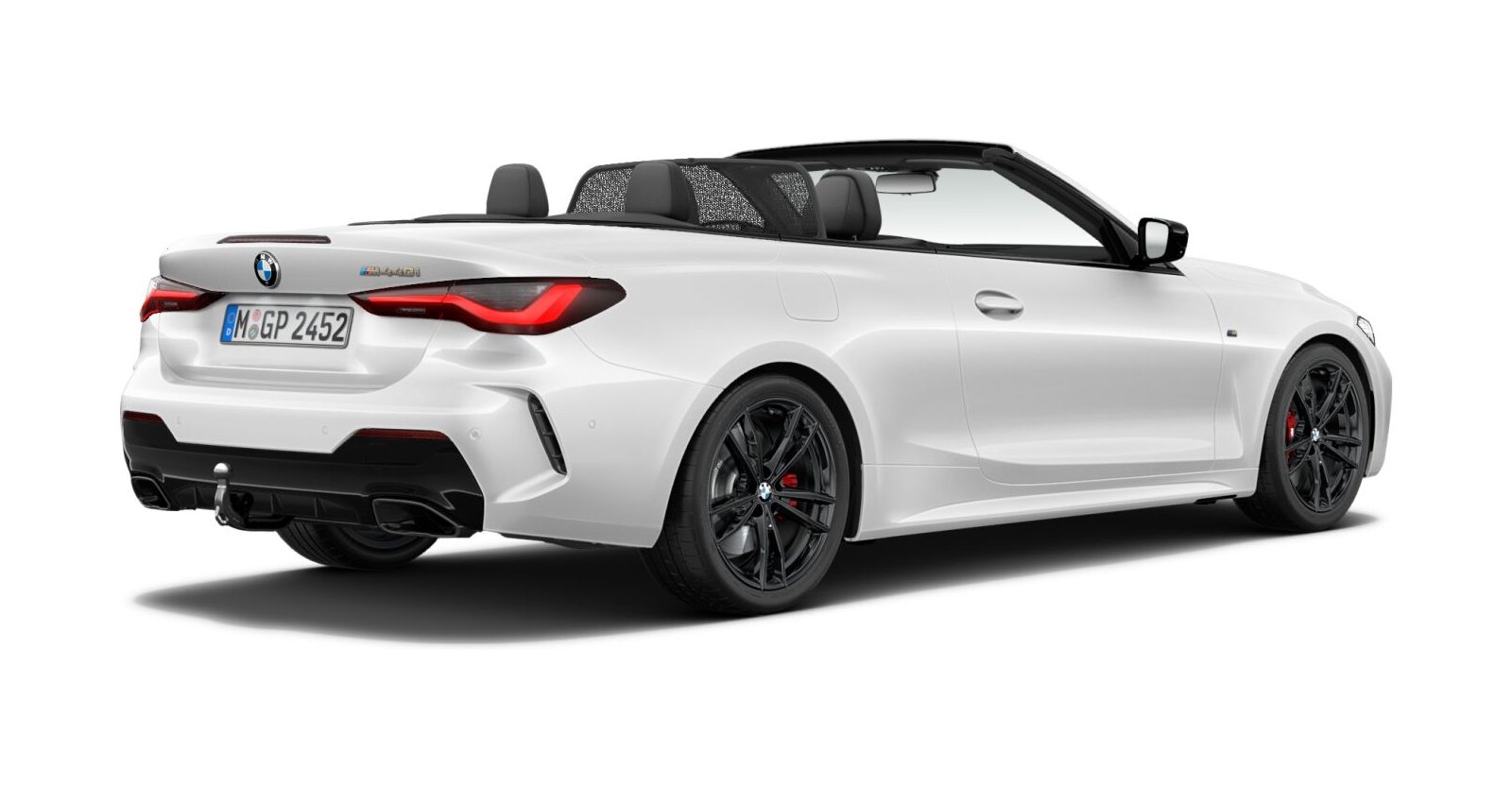 BMW BMW 4er in Weiß von hinten BMW BMW 4er in Weiß von hinten