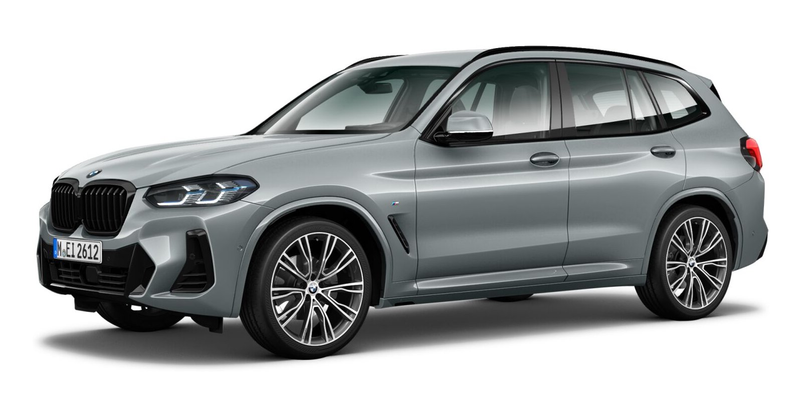 BMW X3 xDrive 30d in Grau von vorne BMW X3 xDrive 30d in Grau von vorne