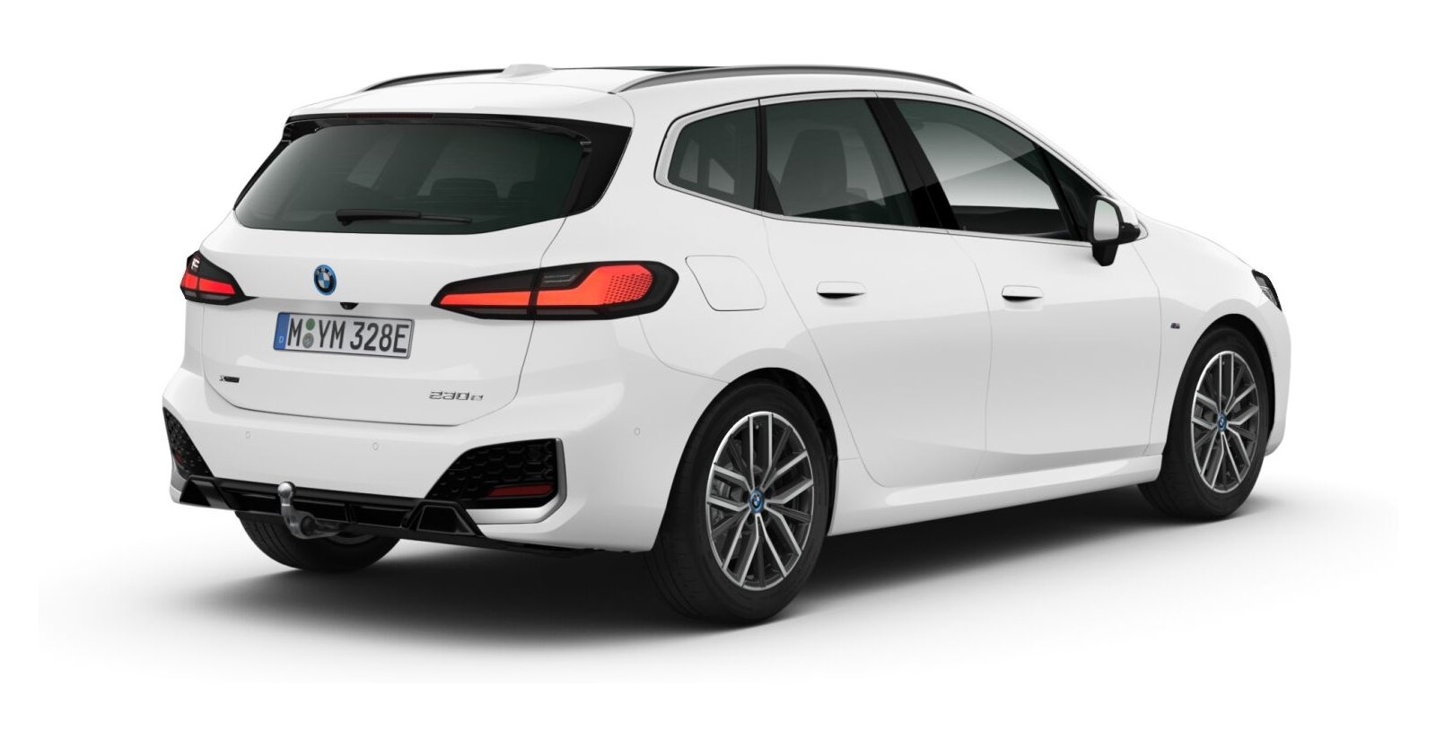 BMW BMW 2er in Weiß von hinten BMW BMW 2er in Weiß von hinten