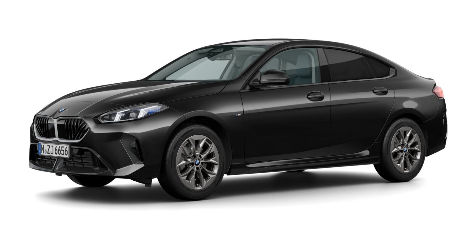 BMW BMW 2er in Schwarz von vorne BMW BMW 2er in Schwarz von vorne