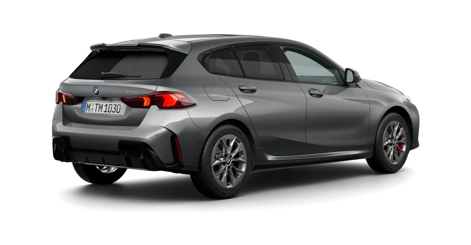 BMW BMW 1er in Grau von hinten BMW BMW 1er in Grau von hinten