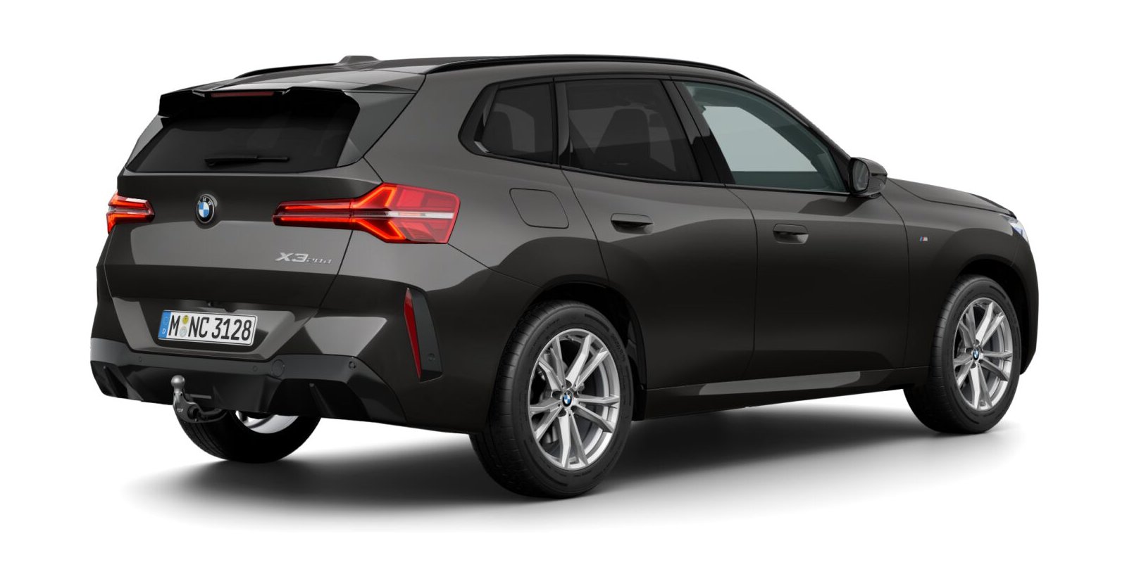 BMW BMW X in Grau von hinten
