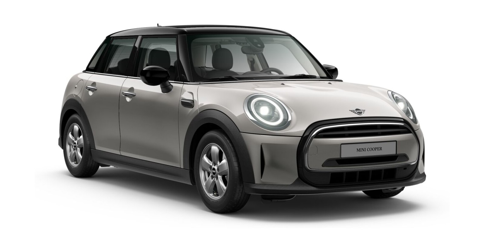 MINI Cooper 5-Türer in Silber von vorne