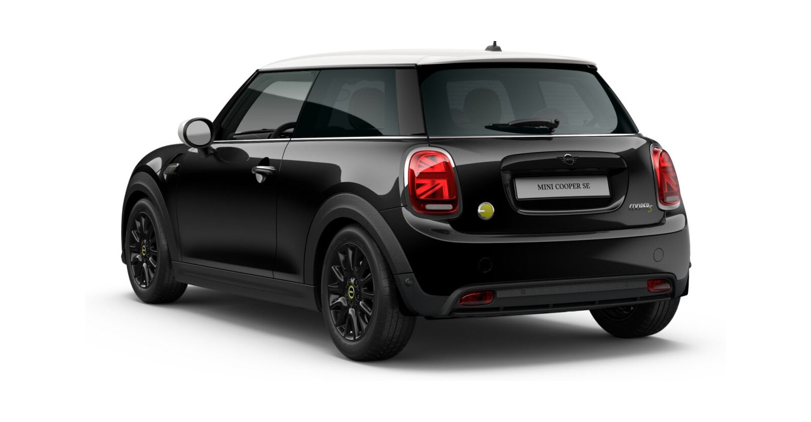 MINI MINI 3-Türer in Schwarz von hinten MINI MINI 3-Türer in Schwarz von hinten
