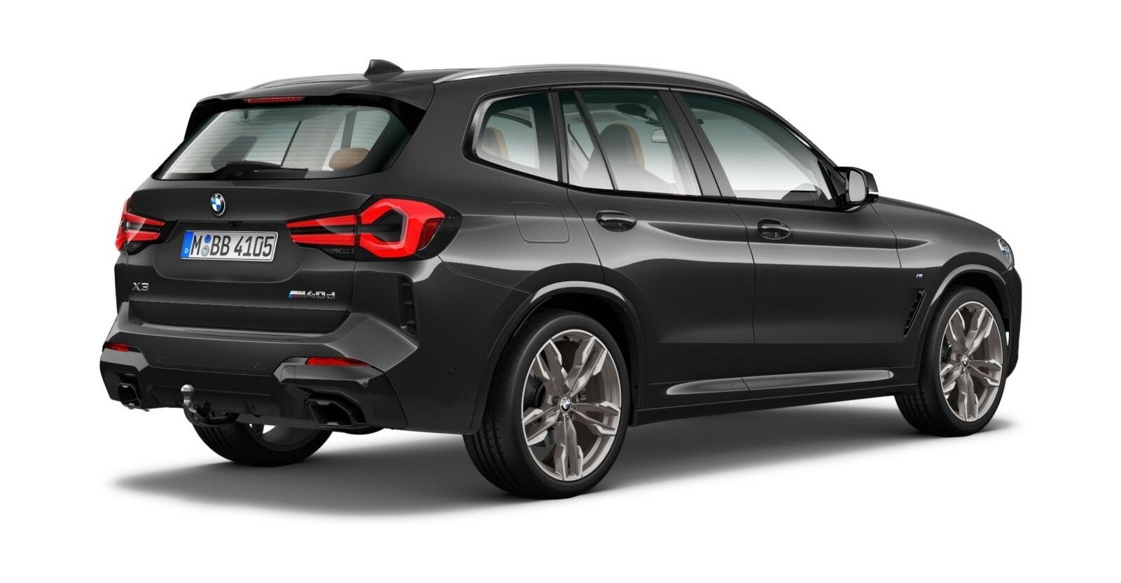 BMW BMW X in Grau von hinten BMW BMW X in Grau von hinten