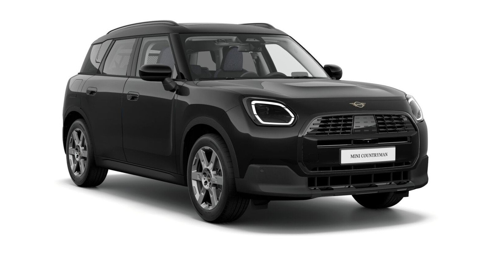 MINI Countryman D in Schwarz von vorne MINI Countryman D in Schwarz von vorne