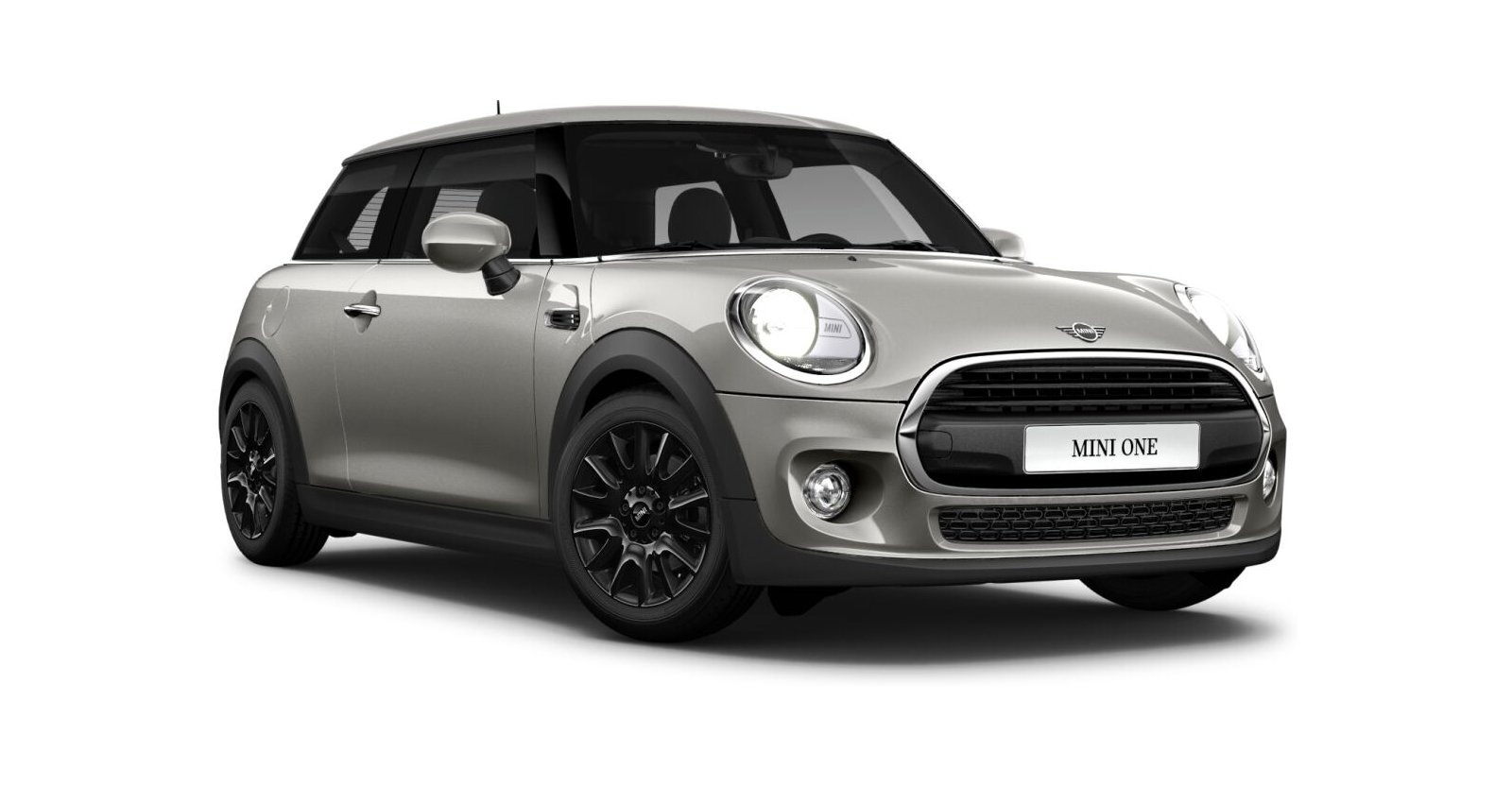 MINI One 3-Türer in Silber von vorne MINI One 3-Türer in Silber von vorne