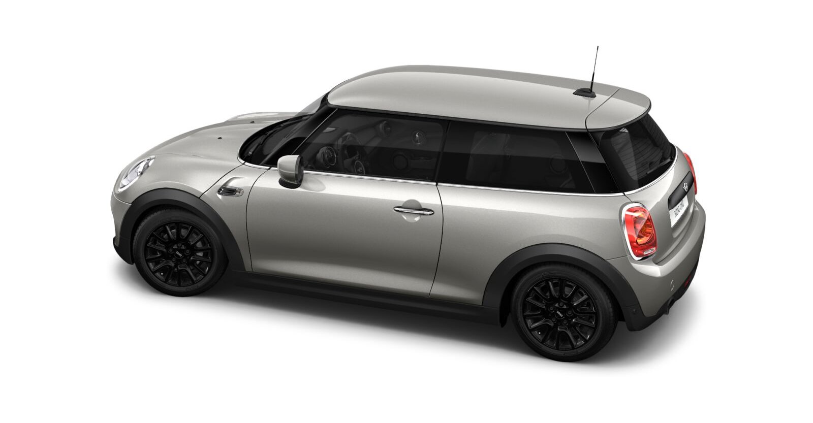 MINI MINI 3-Türer in Silber von hinten MINI MINI 3-Türer in Silber von hinten