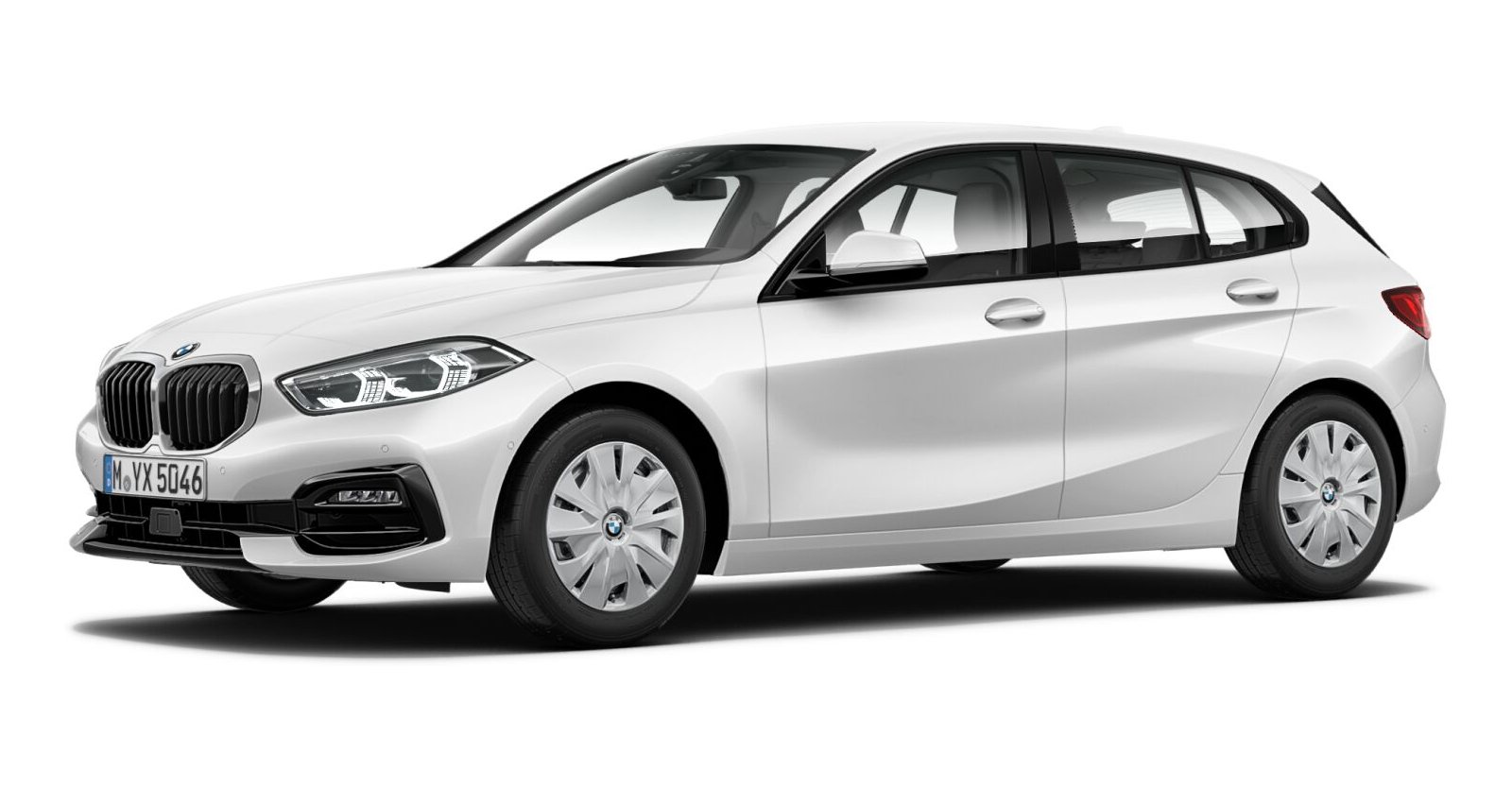 BMW BMW 1er in Weiß von vorne BMW BMW 1er in Weiß von vorne