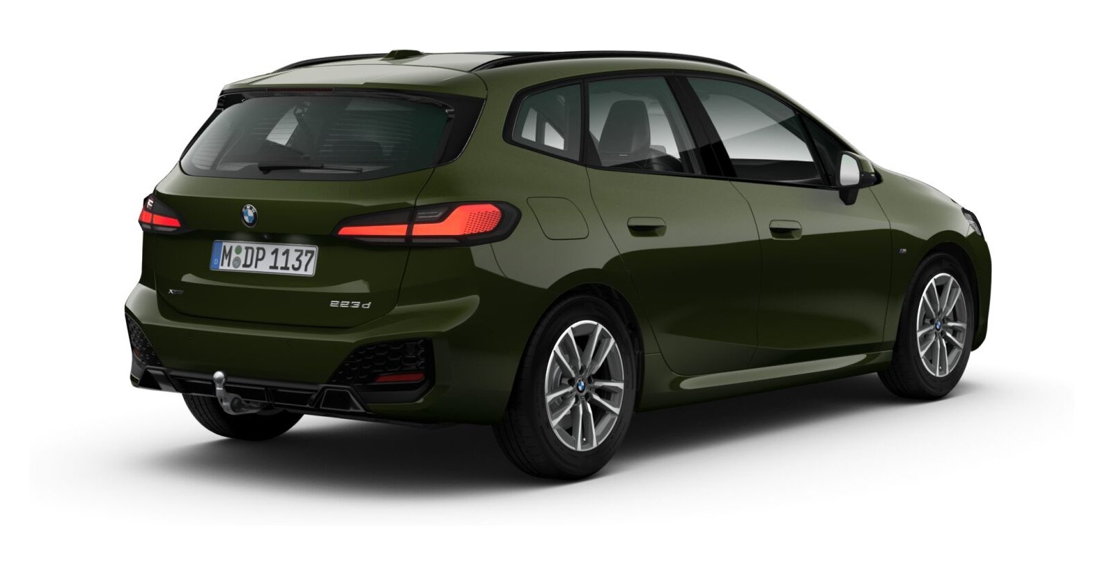 BMW BMW 2er in Grün von hinten BMW BMW 2er in Grün von hinten