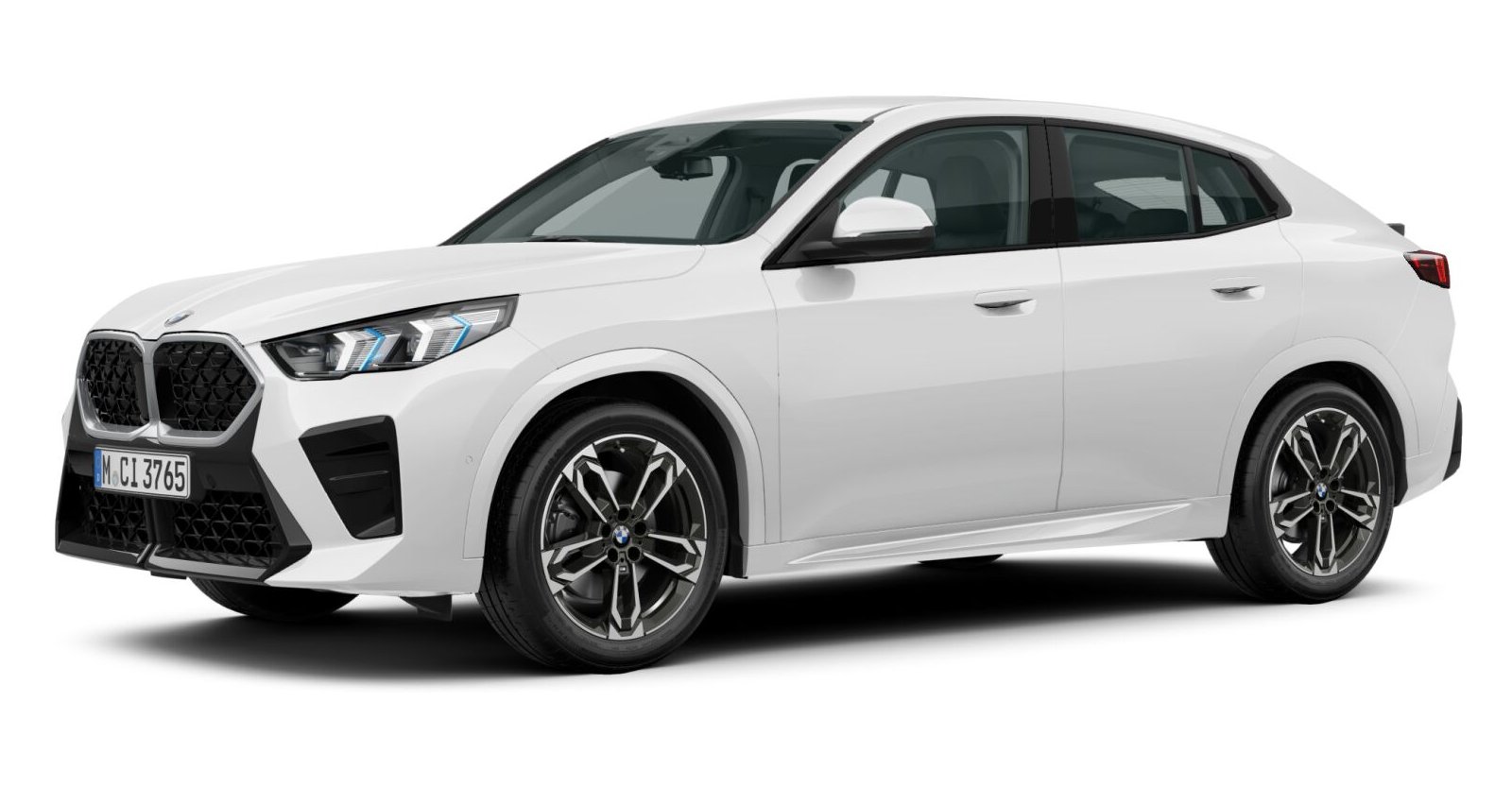BMW X2 sDrive20i in Weiß von vorne BMW X2 sDrive20i in Weiß von vorne