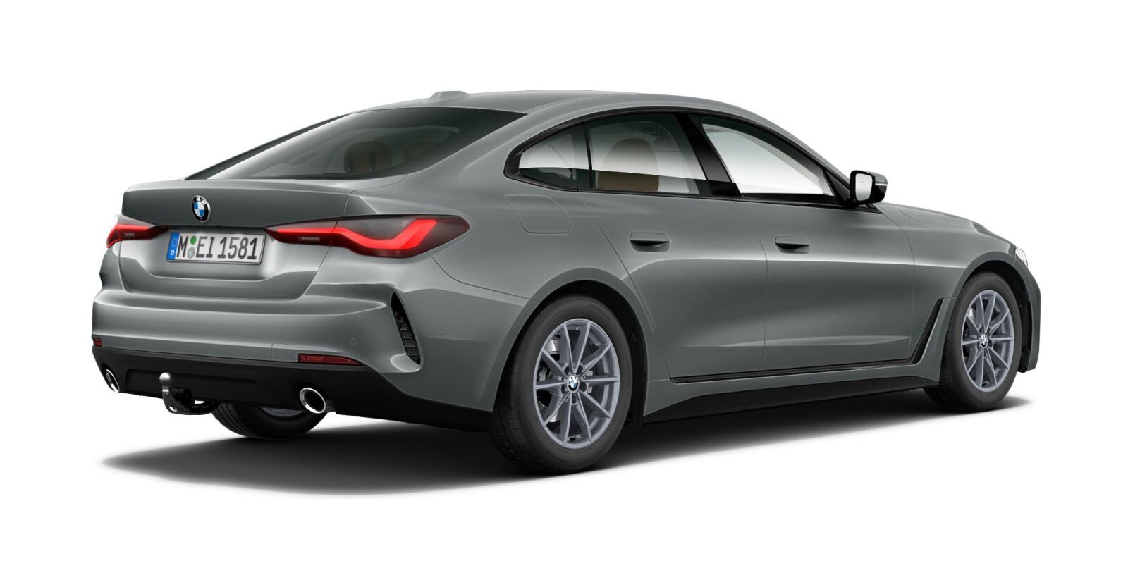 BMW BMW 4er in Grau von hinten BMW BMW 4er in Grau von hinten