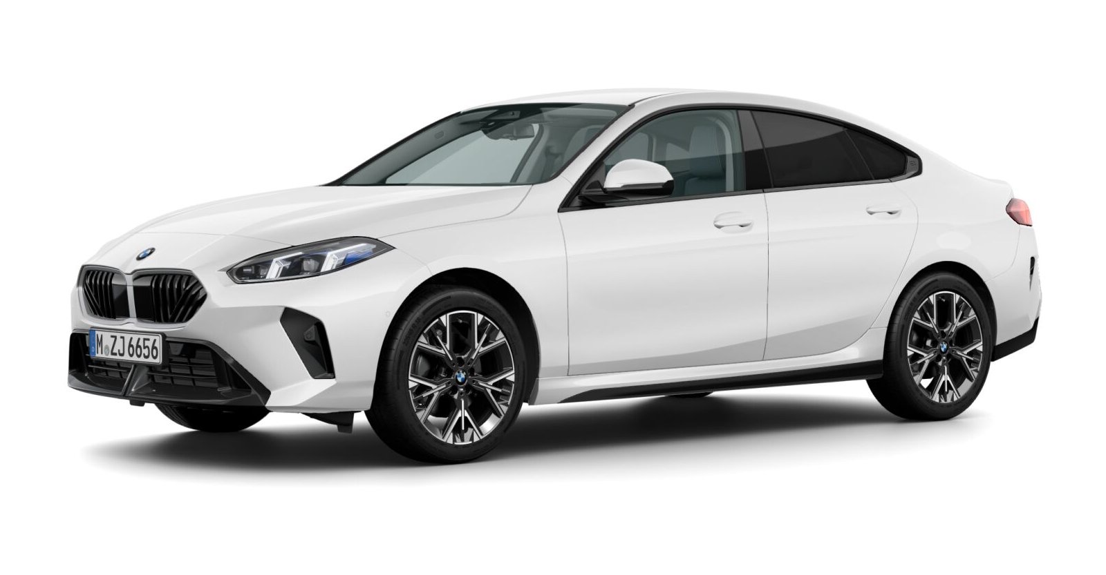 BMW 220 Gran Coupé in Weiß von vorne