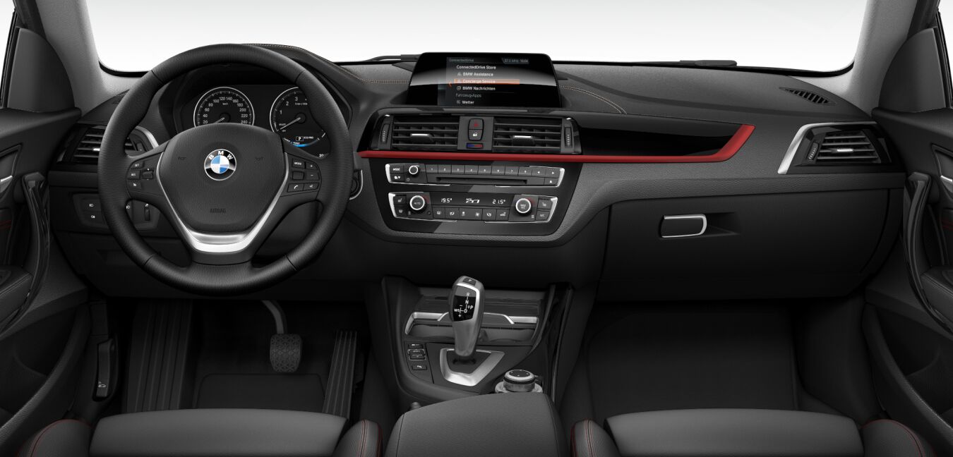 BMW BMW 2er im Innenraum von vorne