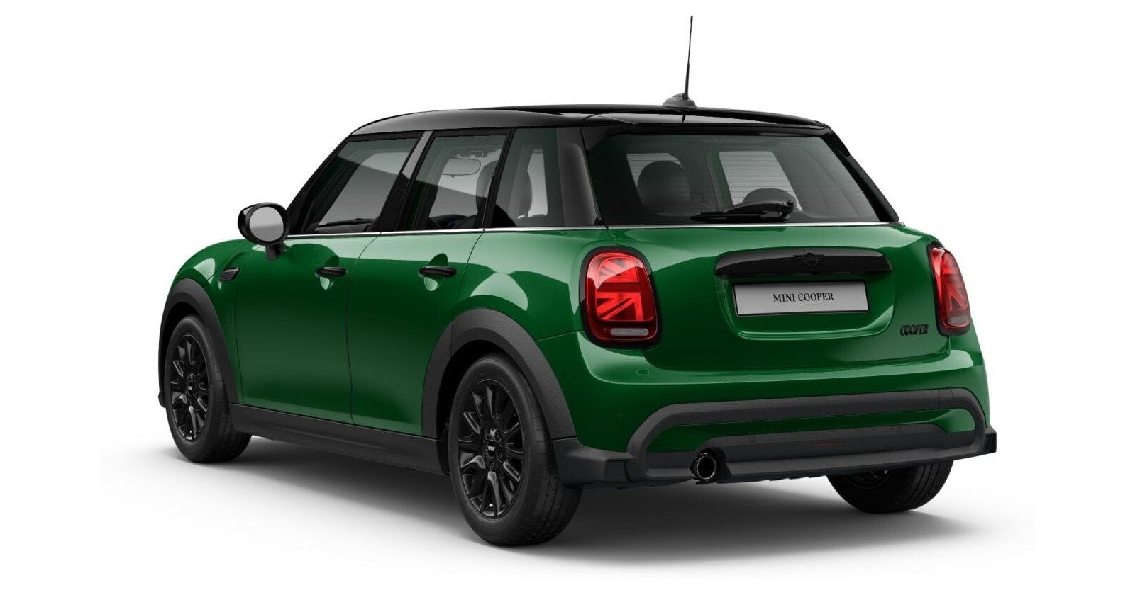 MINI MINI 5-Türer in Grün von hinten MINI MINI 5-Türer in Grün von hinten
