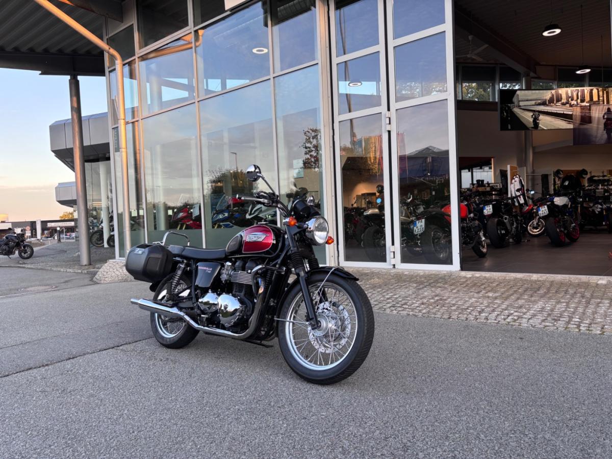 TRIUMPH Bonneville T 100 von vorne TRIUMPH Bonneville T 100 von vorne