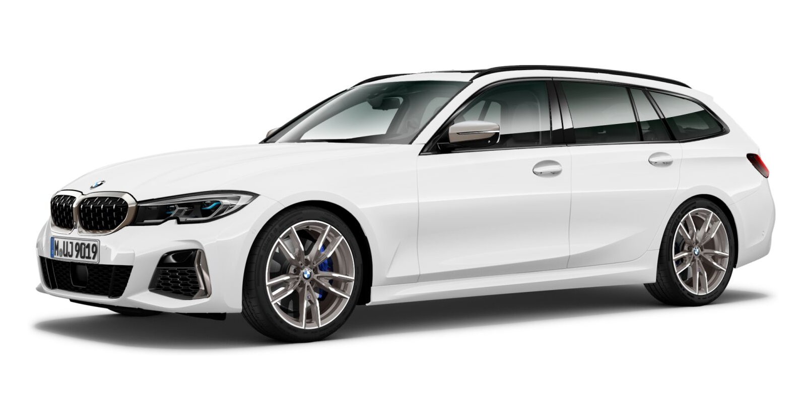BMW BMW 3er in Weiß von vorne BMW BMW 3er in Weiß von vorne