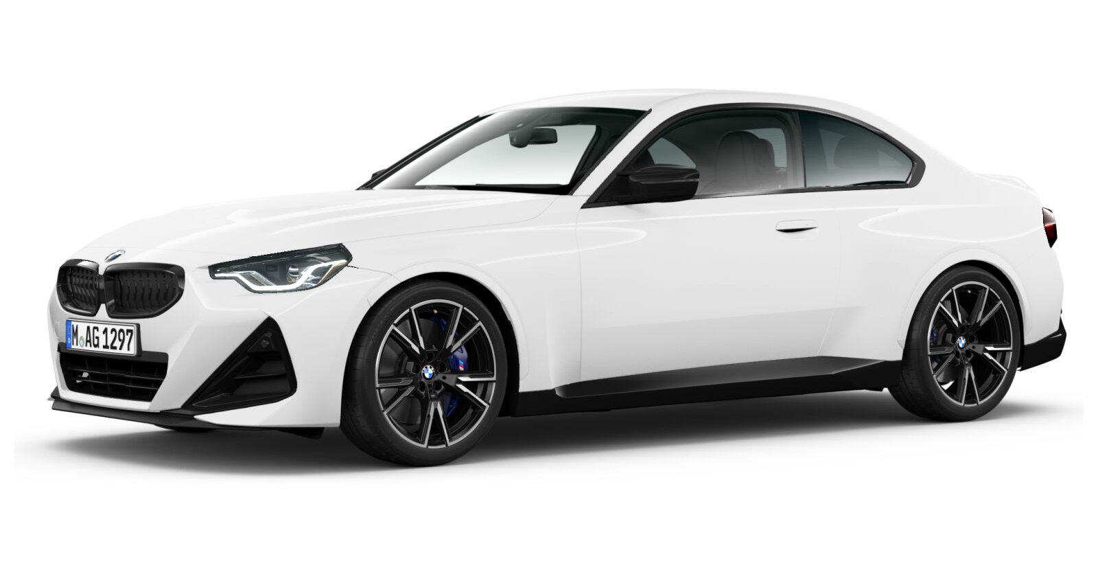 BMW BMW 2er in Weiß von vorne BMW BMW 2er in Weiß von vorne