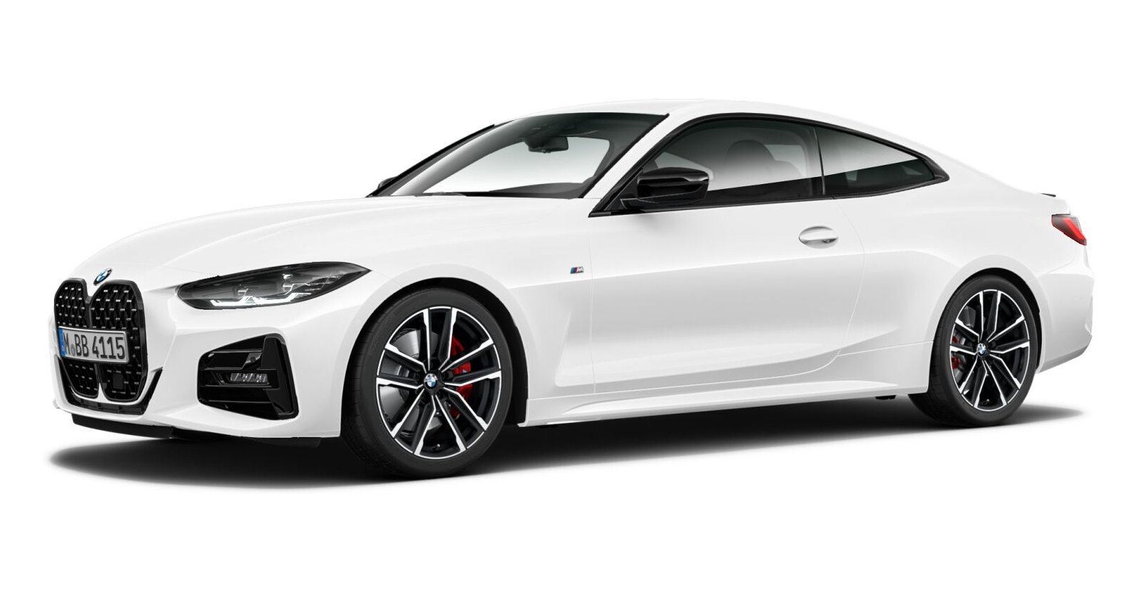 BMW BMW 4er in Weiß von vorne BMW BMW 4er in Weiß von vorne