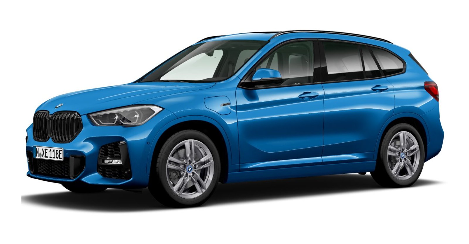 BMW BMW X in Blau von vorne BMW BMW X in Blau von vorne