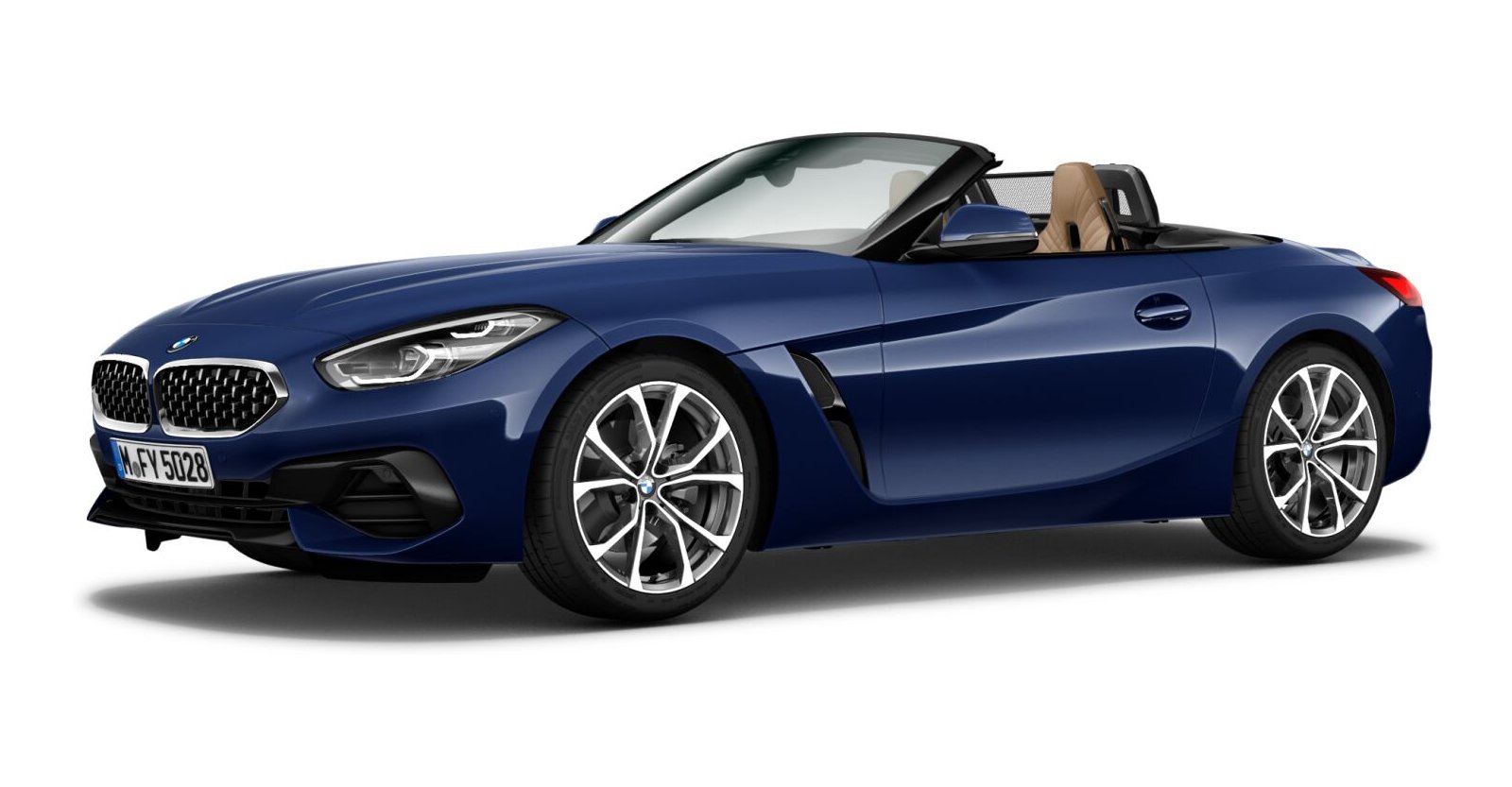 BMW BMW Z in Blau von vorne BMW BMW Z in Blau von vorne