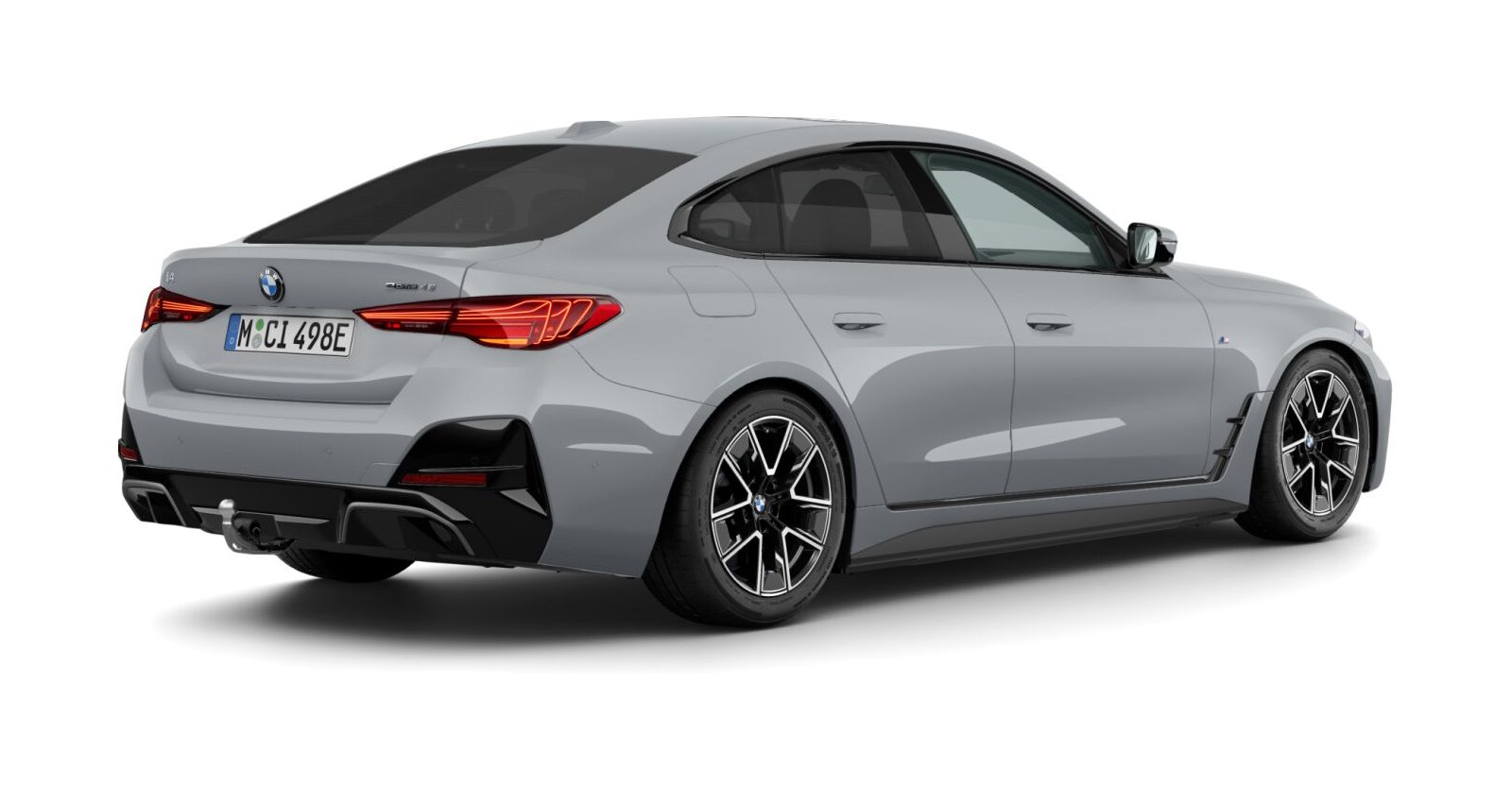 BMW BMW I in Grau von hinten BMW BMW I in Grau von hinten