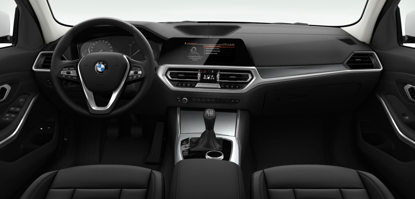 BMW BMW 3er im Innenraum von vorne BMW BMW 3er im Innenraum von vorne