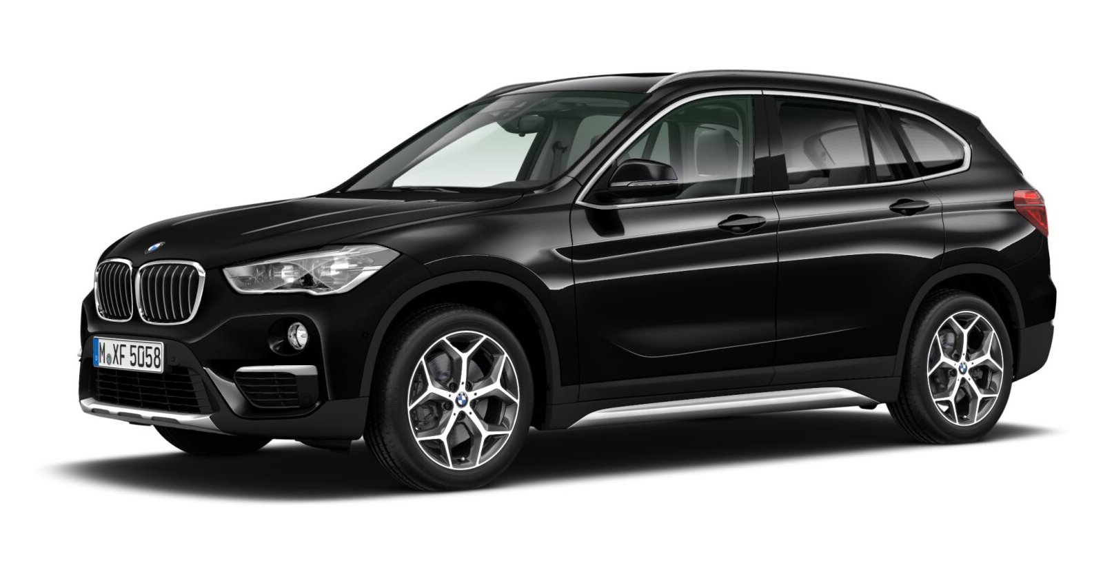 BMW BMW X in Schwarz von vorne BMW BMW X in Schwarz von vorne