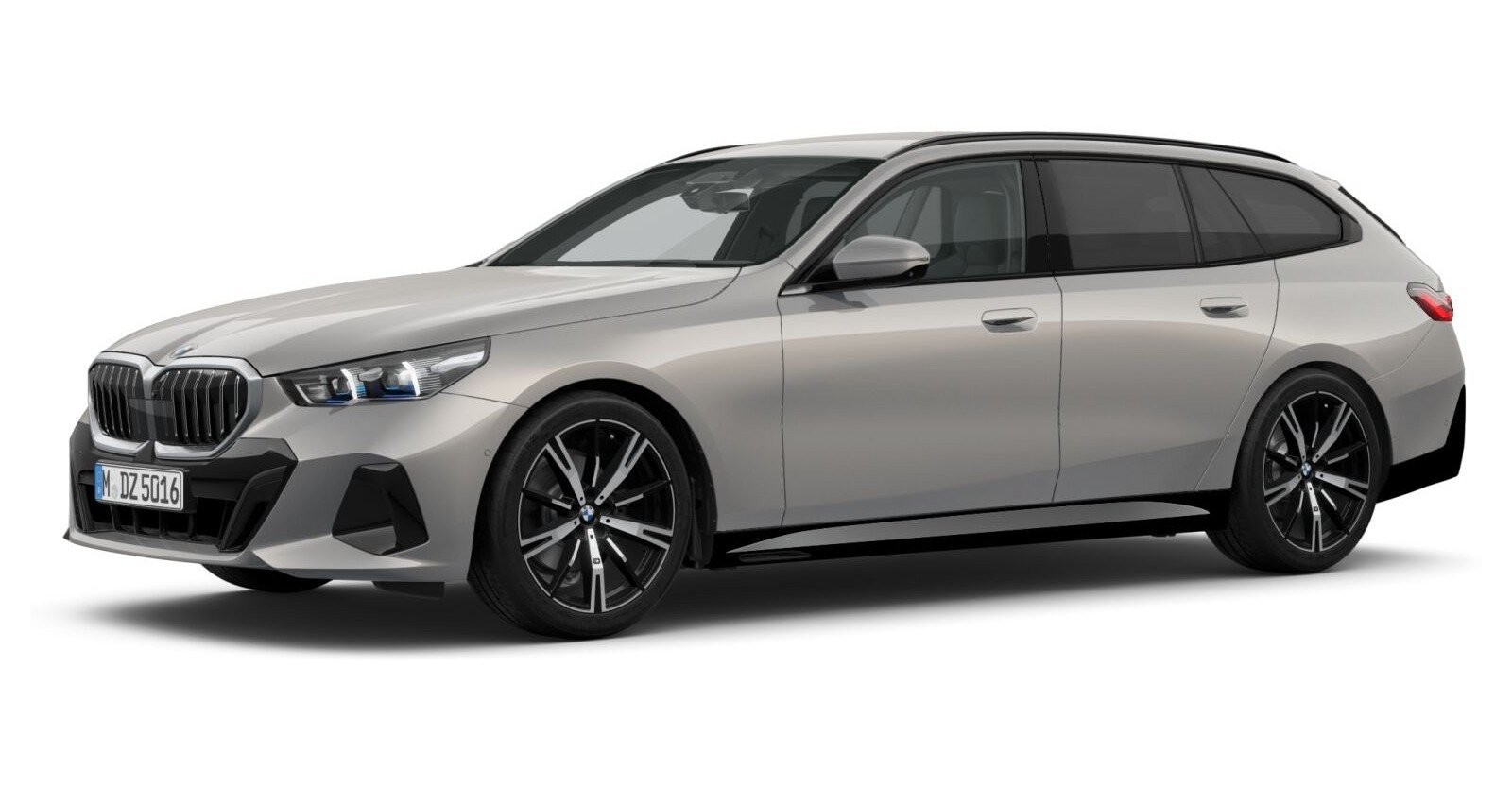 BMW 520d xDrive Touring in Grau von vorne BMW 520d xDrive Touring in Grau von vorne