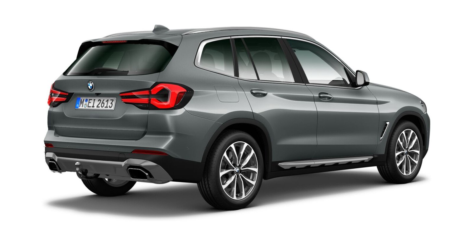 BMW BMW X in Grau von hinten BMW BMW X in Grau von hinten