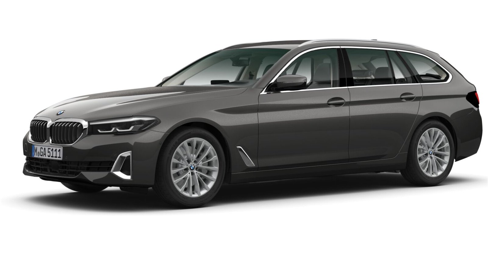 BMW BMW 5er in Grau von vorne BMW BMW 5er in Grau von vorne