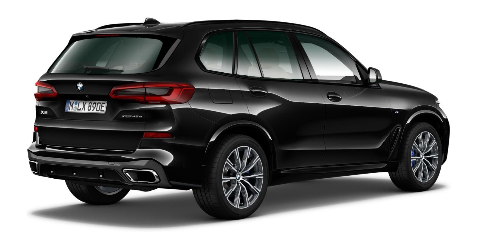 BMW BMW X in Schwarz von hinten BMW BMW X in Schwarz von hinten