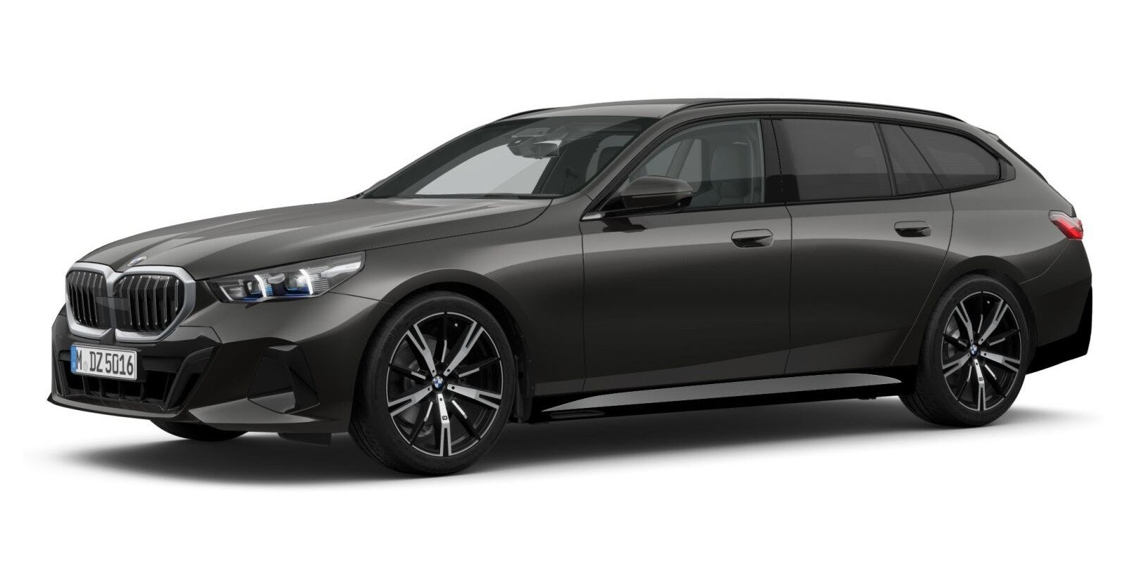 BMW 520d Touring in Grau von vorne BMW 520d Touring in Grau von vorne