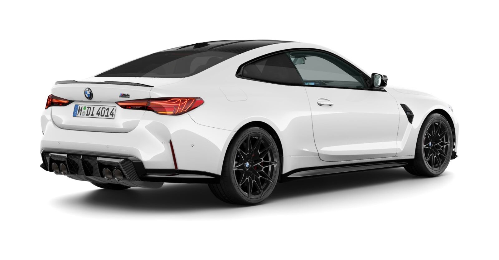 BMW BMW M in Weiß von hinten BMW BMW M in Weiß von hinten