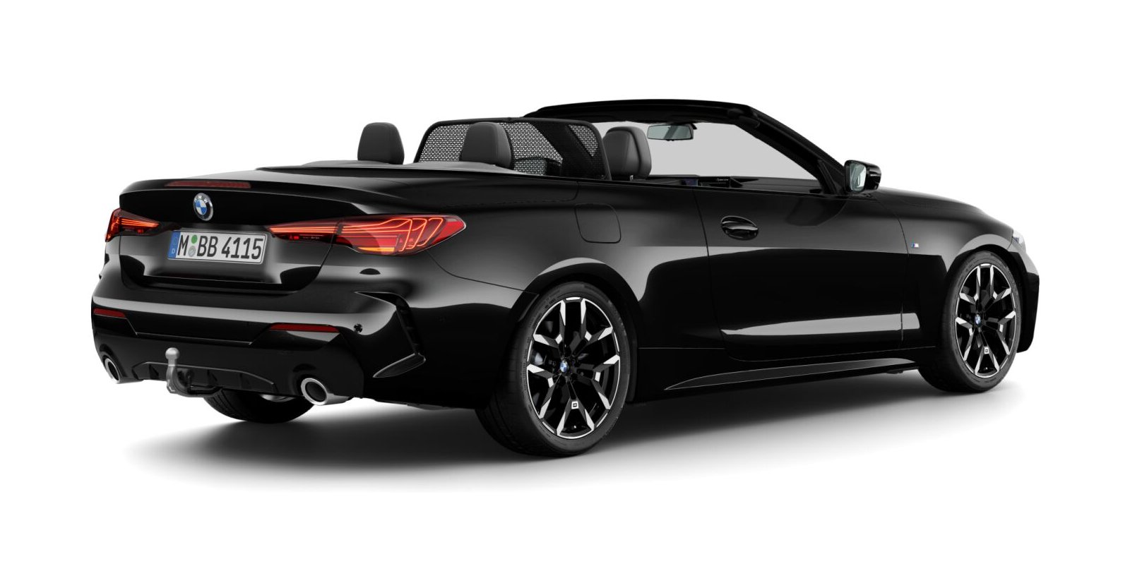 BMW BMW 4er in Schwarz von hinten BMW BMW 4er in Schwarz von hinten