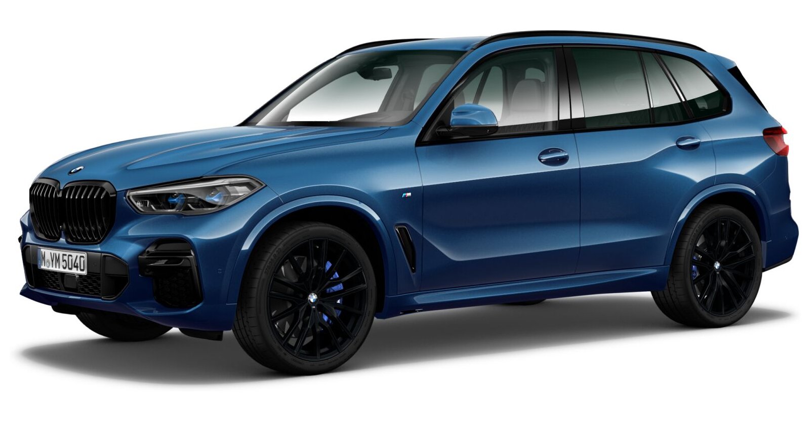 BMW BMW X in Blau von vorne BMW BMW X in Blau von vorne