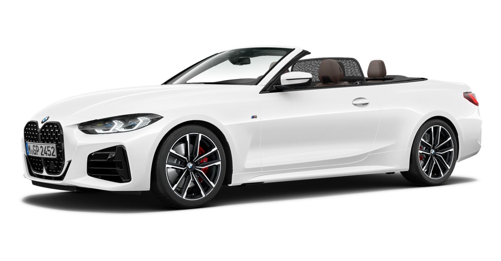 BMW BMW 4er in Weiß von vorne BMW BMW 4er in Weiß von vorne