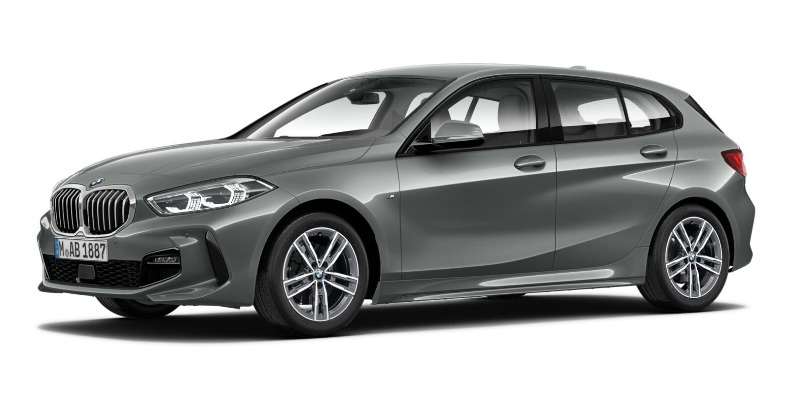 BMW BMW 1er in Grau von vorne BMW BMW 1er in Grau von vorne