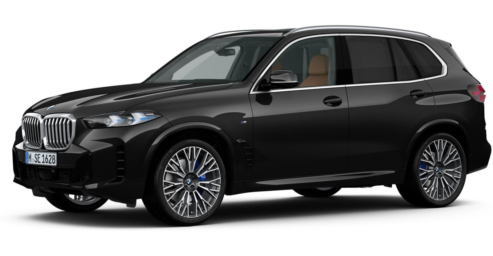 BMW X5 xDrive30d in Schwarz von vorne BMW X5 xDrive30d in Schwarz von vorne