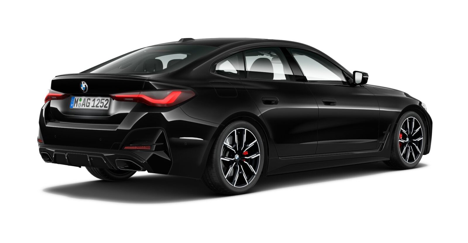 BMW BMW 4er in Schwarz von hinten BMW BMW 4er in Schwarz von hinten