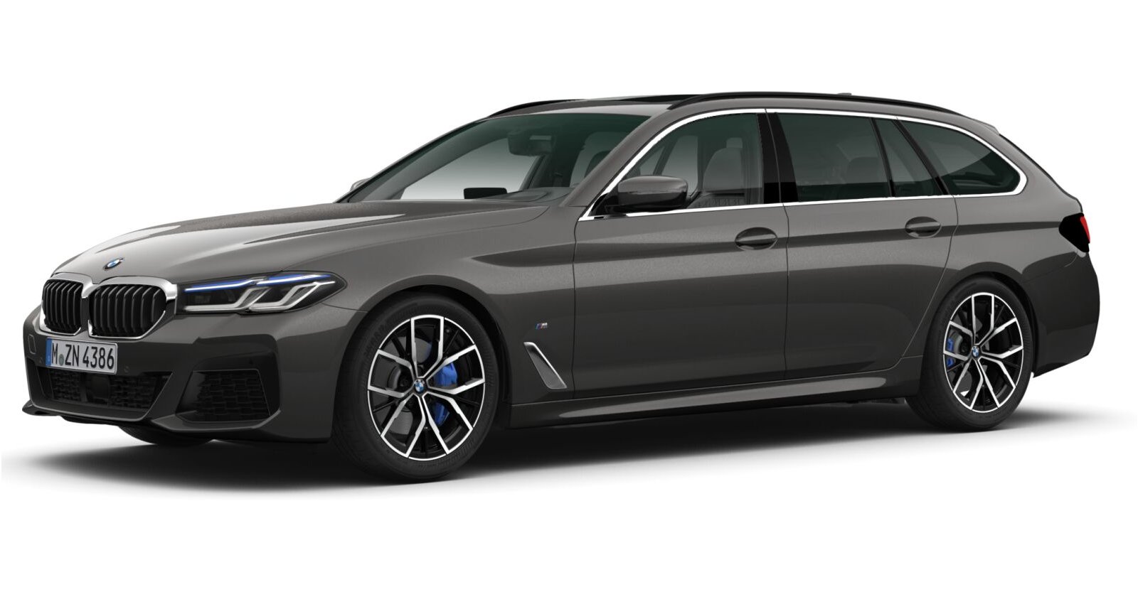BMW BMW 5er in Grau von vorne BMW BMW 5er in Grau von vorne