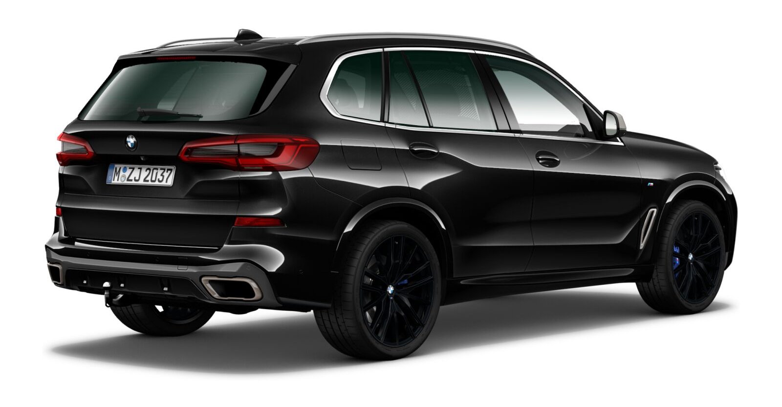 BMW BMW X in Schwarz von hinten BMW BMW X in Schwarz von hinten